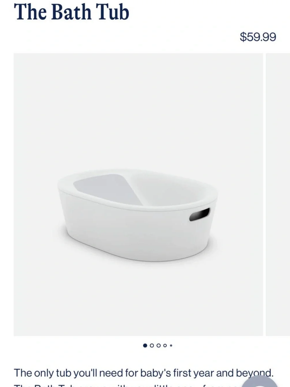 Lalo BATH TUB NWT